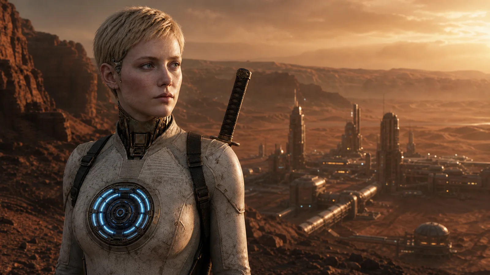Hanna during the colonization era in the character chapter, She Made Mars Our Home