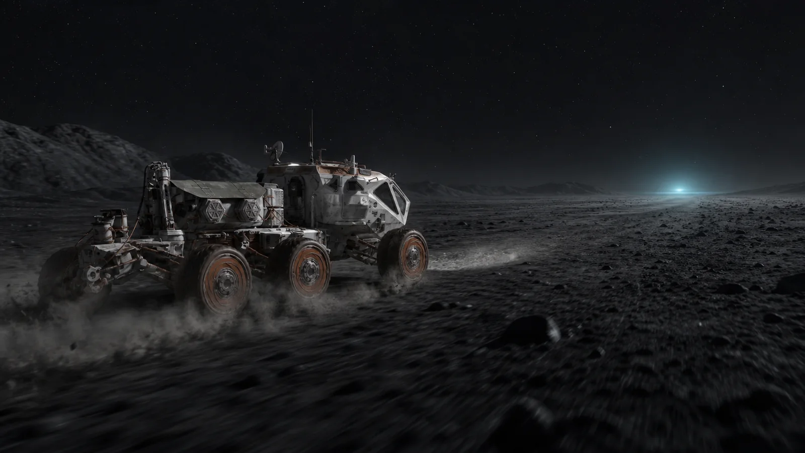 Matt pursuing an unidentified flying machine in Episode 19, Another Mystery of Mars
